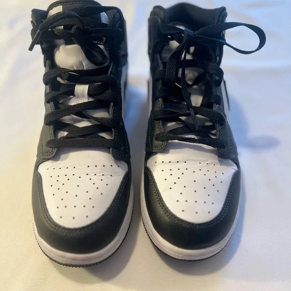 Air Jordan Kids' Black and White Sneakers